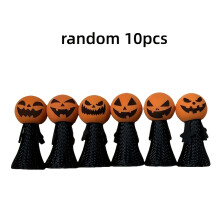 (10pcs) Set mit 10 hüpfenden Halloween-Kürbisspielzeugen, Halloween-Partygeschenken, Kinderparty-Geschenktüten zum Füllen von