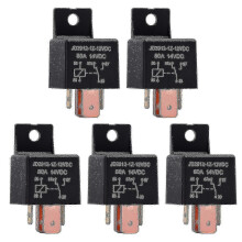 5 Pieces 5 Pin Relay 12v 80a, Automotive Relay Jd2912-1z-12vdc 80a 14vdc Spdt Truck Boat Van Switch Vehicles