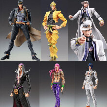 (Movable sea of stone) JOJO's Bizarre Adventure Action Figure Articulated Jotaro Kujo Diavolo Bruno Bucciarati Model Collectible