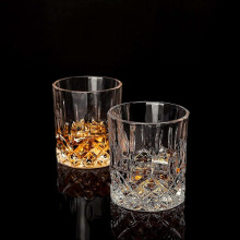 Whiskey Glasses, Lead Free Crystal Whiskey Tumbler, 300ml, Perfect Gift for Whiskey Lovers, Set Of 4 Pieces