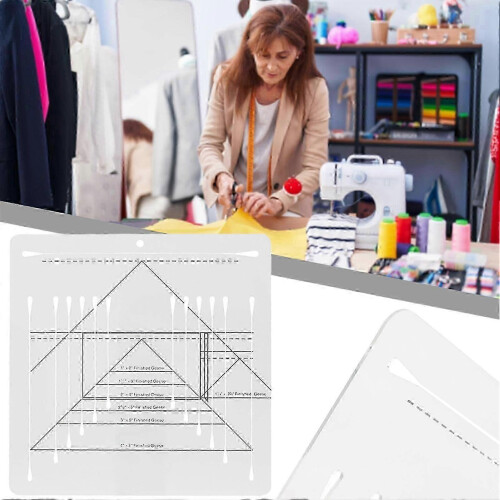 Ultimates Flying Geese Ruler Multipurpose Sewing Tool for Household