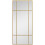 Decorative Grid Wall Mirror, with Back Hooks - Gold Tone 1