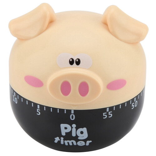 Koch-Timer mit Schweinchen Motiv 1
