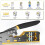 Pass Through RJ45 Crimp Tool Kit Ethernet Crimper CAT5 Cat5e Cat6 Crimping Tool 6