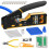 Pass Through RJ45 Crimp Tool Kit Ethernet Crimper CAT5 Cat5e Cat6 Crimping Tool 7