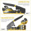 Pass Through RJ45 Crimp Tool Kit Ethernet Crimper CAT5 Cat5e Cat6 Crimping Tool 10
