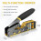 Pass Through RJ45 Crimp Tool Kit Ethernet Crimper CAT5 Cat5e Cat6 Crimping Tool 11