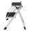 KITCHEN DIY HOME DOUBLE FOLDING 2 STEP STOOL LADDER ANTI-SLIP RUBBER MAT 2