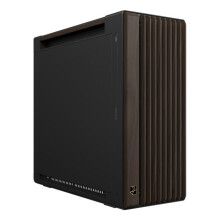 ASUS ProArt PA602 Walnuss Holz Edition Modern Schwarz Gehäuse Midi Tower E-ATX, Frontplatte Walnuss Holz FSC, Seitenplatte Metall