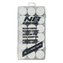 Padel-Griffband - ENEBE - x18 - weiß - 18er-Pack - für Erwachsene