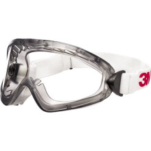 Óculos de proteção 3M 2890A branco - Policarbonato - Incolor - Unissex