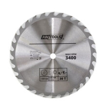 Disco de amoladora - disco de corte Awtools hoja de sierra circular 250x30/22/16 30 dientes