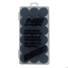 Padel-Griffband - ENEBE - x18 - Farbe Schwarz - Komfort und Leistung - für Erwachsene