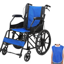 NEW Folding Lightweight Self Propelled Wheelchair Transit Footrest Armrest Brake