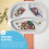 Portion Control Plate for Balanced Diet - Grains, Proteins, Fruits & Veggies 5