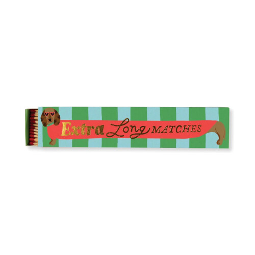 Paddywax Slender Boxed Matches - Dachshund