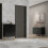 Modern Luxe High Gloss Sideboard, with Hairpin Legs - Black 4