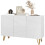 Modern Luxe High Gloss Sideboard, with Hairpin Legs - White 2