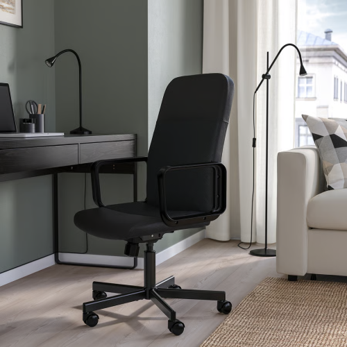 IKEA RENBERGET Swivel Office Chair Black 1