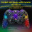 PC Wireless Gaming Controller Colorful LED Vibration TURBO LED Vibration Motor 2