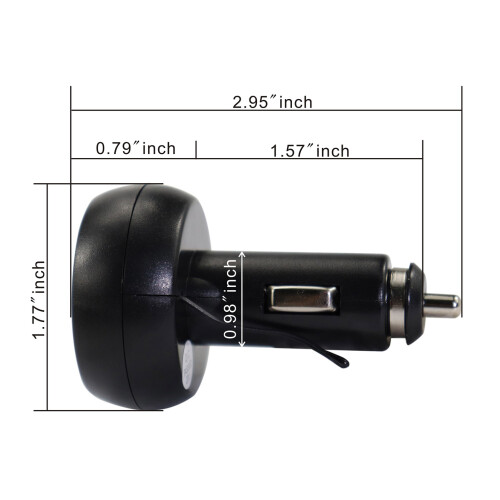 Auto Batterie Voltmeter Thermometer USB