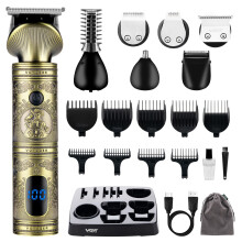 VGR Beard Hair Trimmer Men All in One Grooming Cordless Clippers Shaver Razor