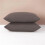 (SILVER) Luxury Pillowcase Cover 100% Poly Cotton Super Soft Bedroom Pillow Pair Pack 6