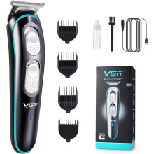 VGR Beard Trimmer for Men Cordless Rechargeable Electric Hair Shaver Clippers
