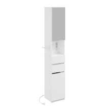 SoBuy Slim Mirror Bathroom Cabinet 30x30x180cm