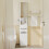 SoBuy Armoire SdB étroite miroir LED 180cm 2