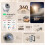 XGODY Smart 4K Projector Android 14.0 Portable WiFi Bluetooth HDMI 12000 Lumen 3