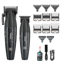 VGR Professional Barber Cordless Hair Clippers Men Set Beard Hair Trimmer Kit