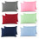 (SILVER) Luxury Pillowcase Cover 100% Poly Cotton Super Soft Bedroom Pillow Pair Pack 2