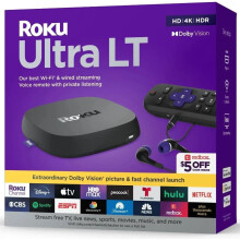ROKU MEDIA PLAYER ULTRA LT STREAMING 4801RW BLACK (2021)