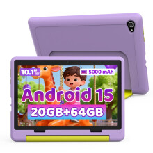 Kids Tablet 10 inch Android 15 Octa-Core 20GB RAM+64GB ROM, 1280 * 800 IPS Touch