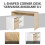 Homcom L-Shaped Corner Computer Desk Study Table PC Work w/ Storage Shelf Drawer Office 3
