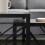 Homcom Set of 3 Nesting Coffee Tables Square Side Tables with Metal Frame, Grey 6