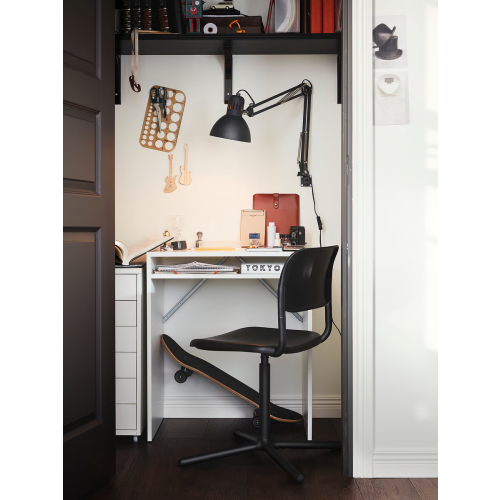 IKEA SMÄLLEN Swivel Office Chair Black 2