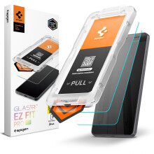 Protector de pantalla Spigen Ultra Glas.tR EZ fit Pro HD para Samsung Galaxy S26, paquete de 2