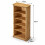 Corona Tall Bookcase Large Mexican Solid Pine Wood 5 Book Shelves 2
