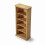 Corona Tall Bookcase Large Mexican Solid Pine Wood 5 Book Shelves 11