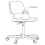 IKEA BLECKBERGET Swivel Office Chair 4