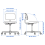 IKEA BLECKBERGET Swivel Office Chair 5
