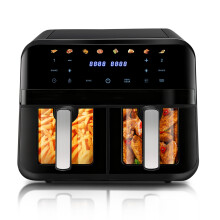 12L Dual Zone Digital Air Fryer Oven Cooker Oil Free Low Fat with View Window