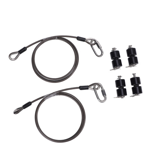 2er Set Hubkabel mit Klemmen und Rollen 125542