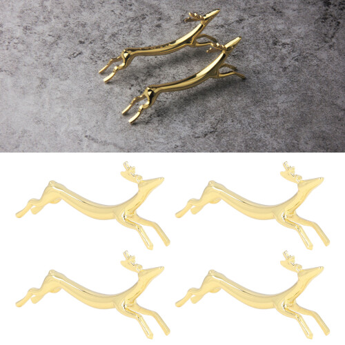 Essstäbchenruhe Gold Hirsch Hund 4er Set