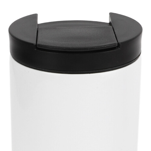 Kaffeebecher 400ml Vakuum Isolierung weiß