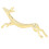 Essstäbchenhalter Gold 4 Stück Tierform 1
