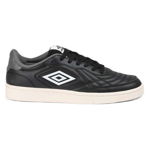 Umbro (, ) Umbro Clayton Leather Black/Castlerock/White Trainers