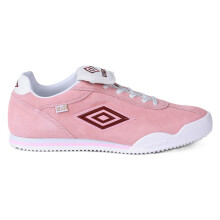 (, ) Umbro 5V5 Suede Impatients Pink/Red Dahlia Trainers